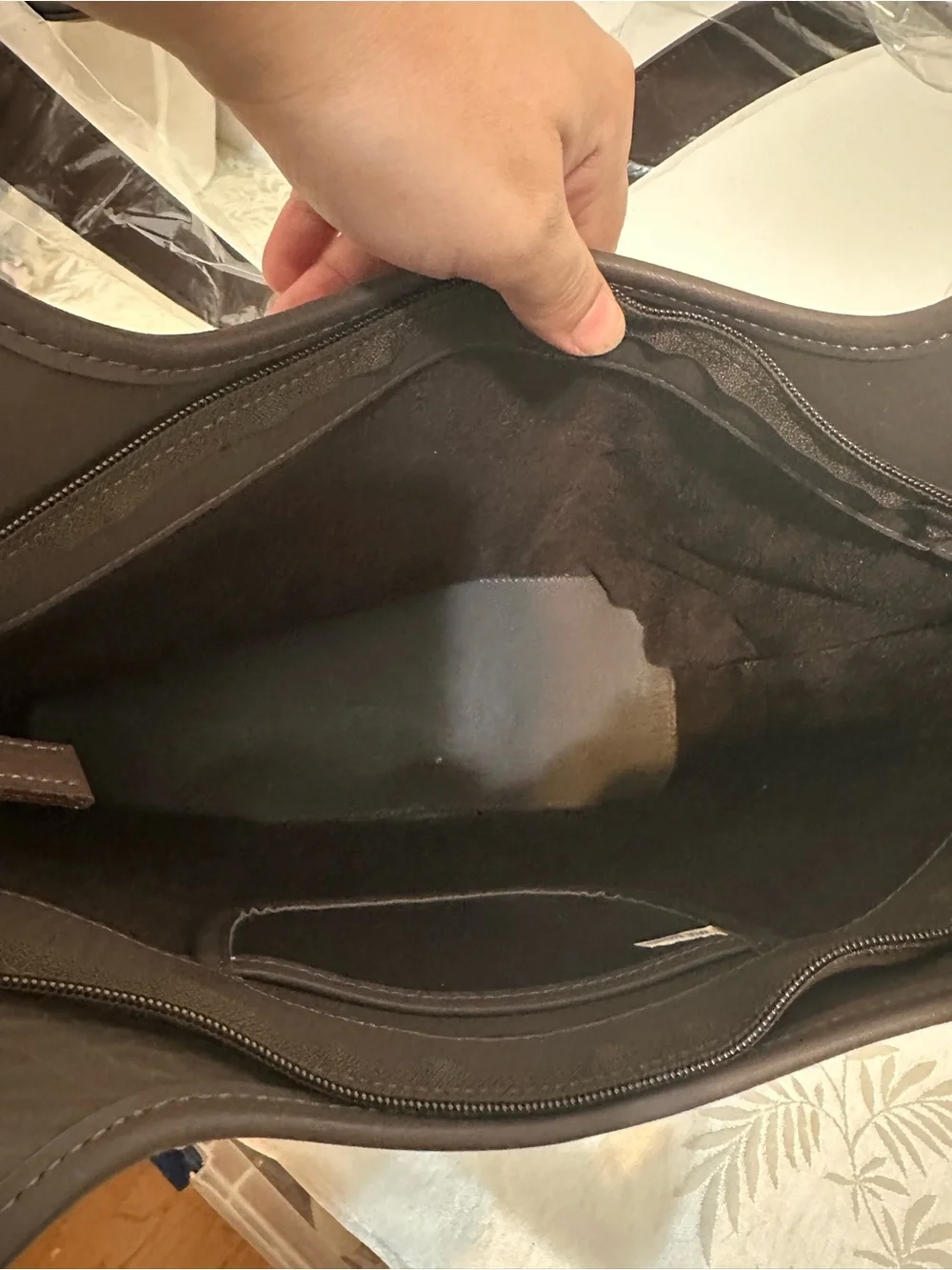 Women's Brown Hobo Shoulder Bag